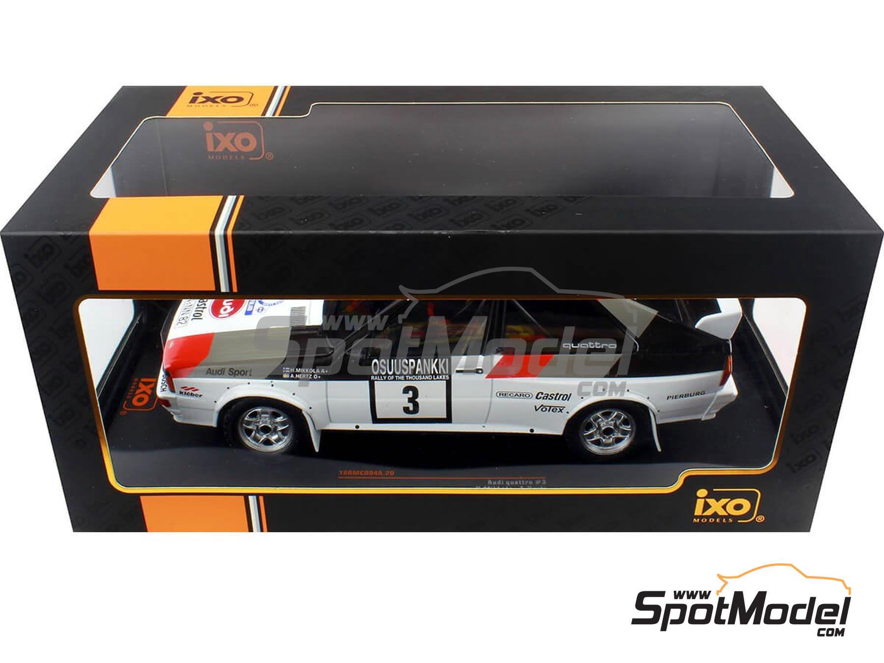 ixo 1/24 Audi Sport quattro S1 #6 Rallye Monte Carlo 1986 イクソ